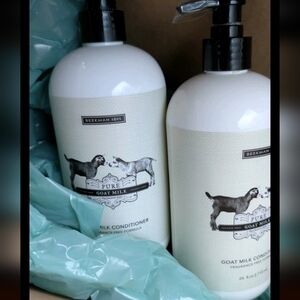 This Is For 2 24Oz Beekman 1802 Goat Milk Conditioner — White with Black Pump